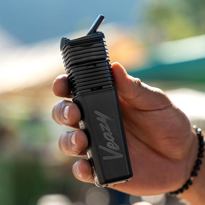Veazy vaporizer storz and bickel alluring black in hand